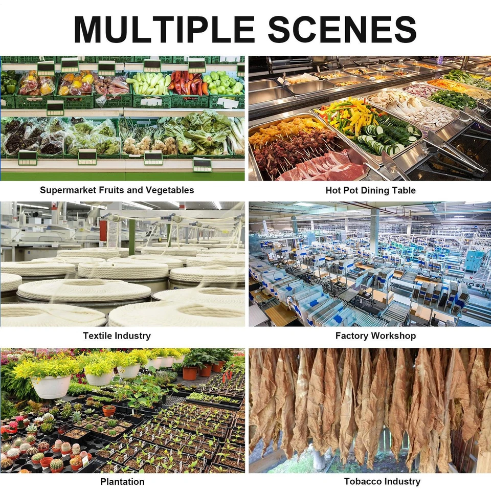 Промышленный и коммерческий увлажнитель 7000 мл/ч увлажнитель холодного тумана для большой комнаты - Изображение 3 из 4