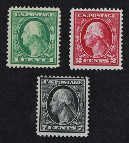 CKStamps: US Stamps Collection Scott#405-407 Mint H OG