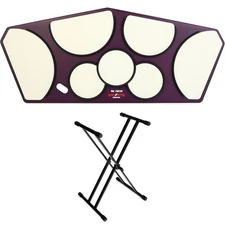 Vic Firth Heavy Hitter Quadropad with Stand - Small with Rim