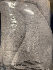 Barefoot Dreams 45"x60" CozyChic Stacked Rib Border Blanket Seal Grey 45x60 New