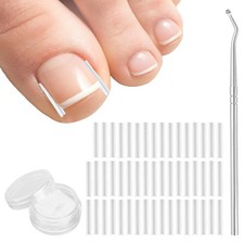  50 1 Pcs Ingrown Toenail 1 Fl Oz Pack of 51 , silver, transparent