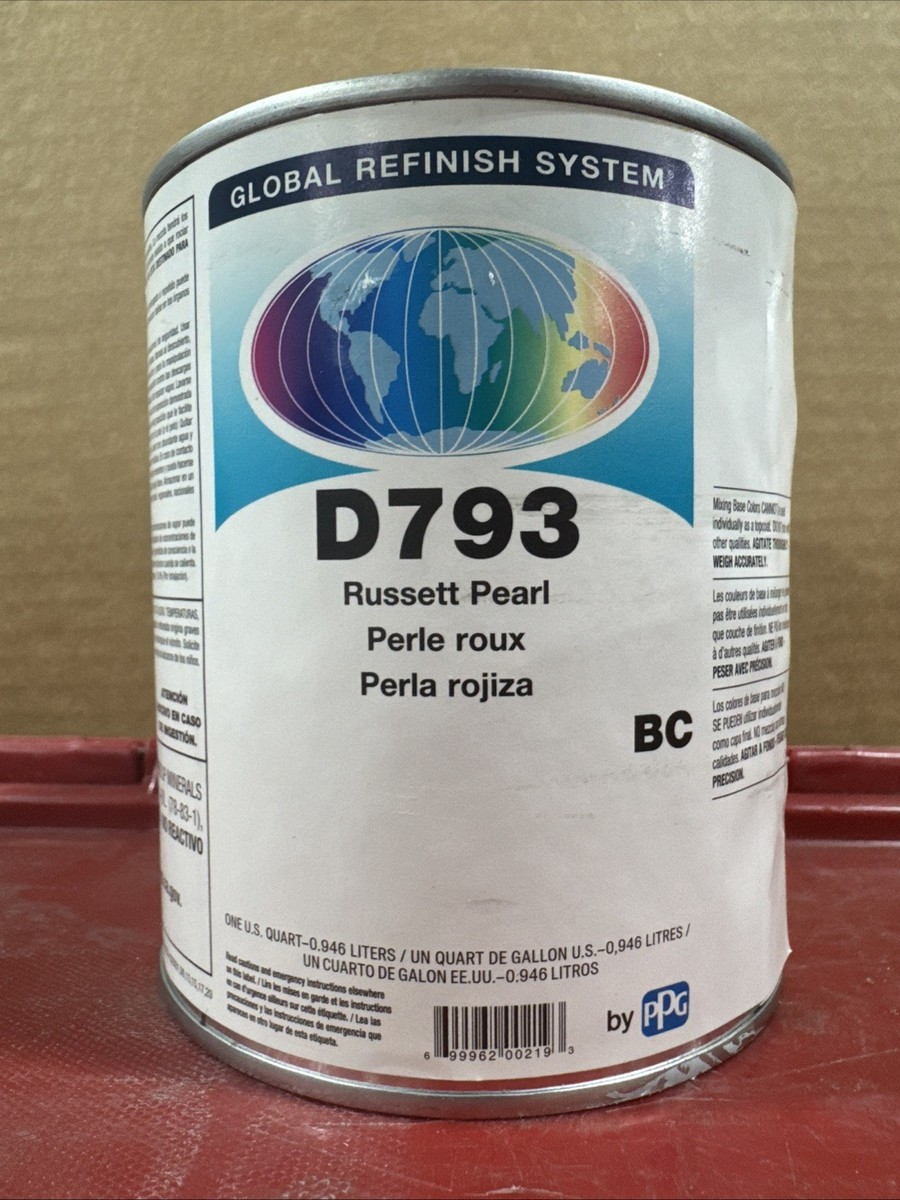 ppgページ　DY62-S　二点 PPG D793 Global Refinish System, Russett Pearl, 1 Quart***FAST