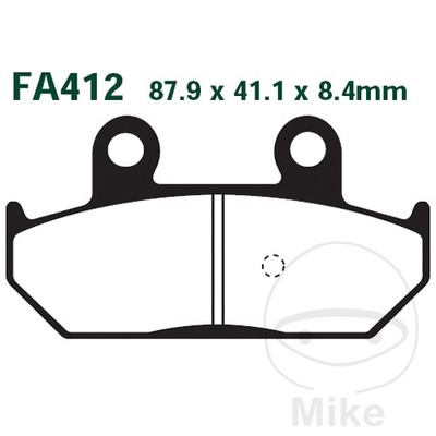 30393-Pastiglie dei freni standard SCOOTER ALTN: 7320146 compatibile