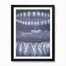 Paradise Canto 12, The Ninth Sphere Framed Wall Art Poster Canvas Print Picture