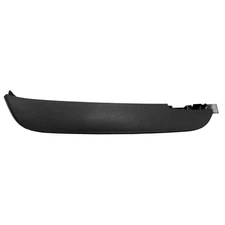 Replacement Black Textured Polypropylene Front Passenger Outer Bumper Deflector