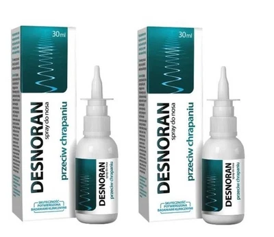 AFLOFARM DESNORAN SPRAY GEGEN SCHNARCHEN Gesunder Schlaf Guter Schlaf 30 ml x2