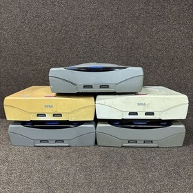 Myg-5965 Game Machine Sega Segasaturn 5 Units Power Ok Saturn Retro Junk Cannot 