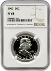 1963 Franklin Silver Half Dollar NGC PF68
