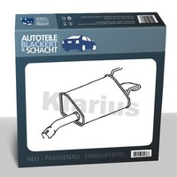Klarius Auspuff Esd, Endtopf für Opel Vectra C + GTS