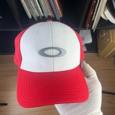 Vintage Oakley Y2K Logo Fitted Hat Flex Large XL
