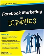 Facebook Marketing for Dummies Paperback Paul, Krueger, Richard D
