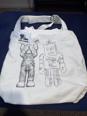 KAWS + WARHOL x UNIQLO UT Collection Shoulder Tote Bag 2024 IN HAND