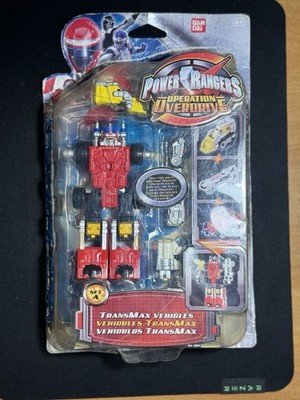 Power Rangers Operation Overdrive TransMax Fahrzeuge nach Megazord Neu Werksiegel