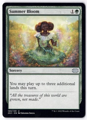 Summer Bloom 2X2 160 Magic: The Gathering UC NM
