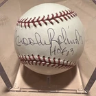 Brooks Robinson Signed Baseball HOF 83 MLB AUTHENTICATED OMLB Orioles