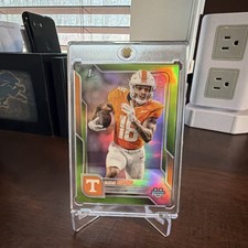 2025 Topps Bowman University Chrome Desean Bishop Green Refractor /99