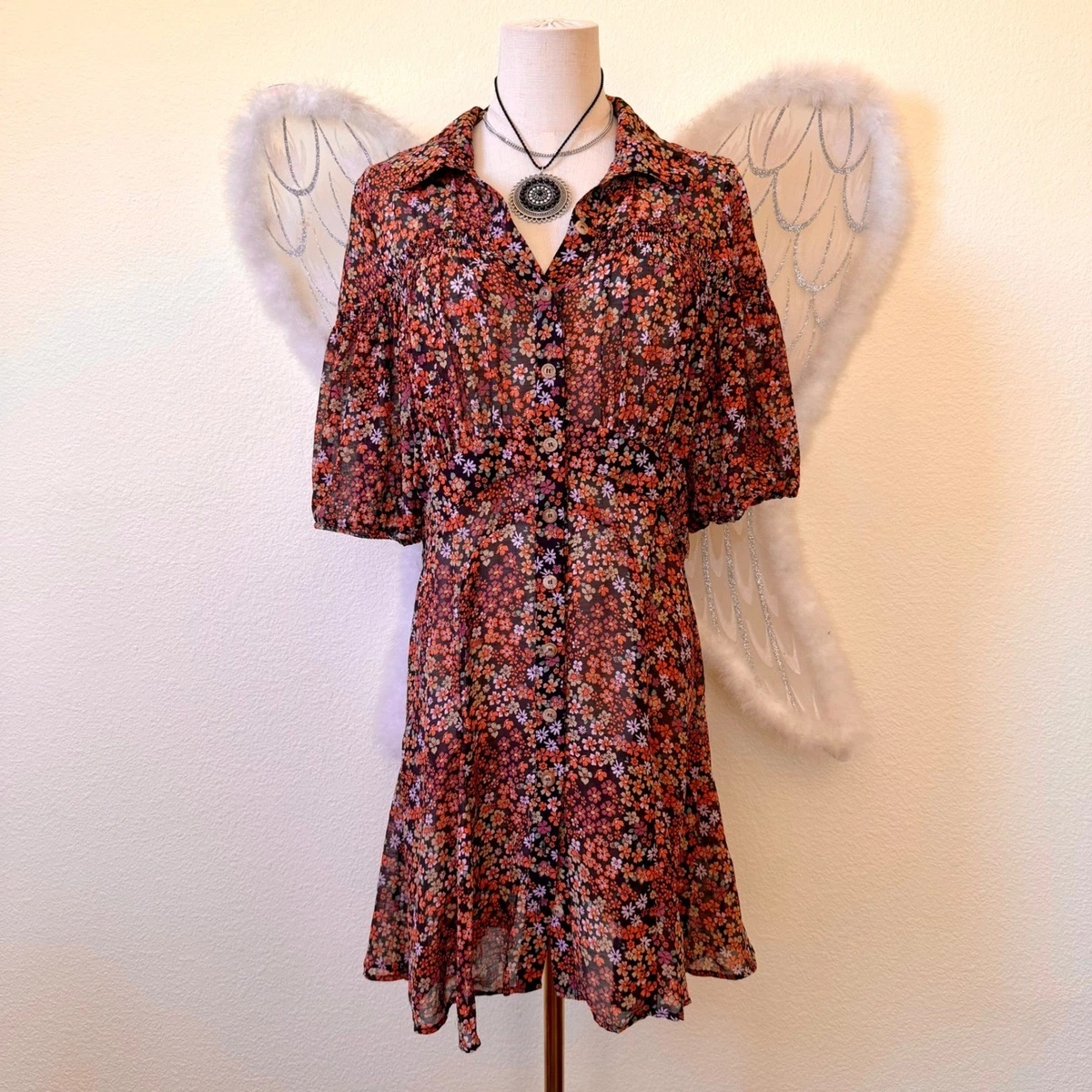 Sheer Shirt Dresses for sale | eBay