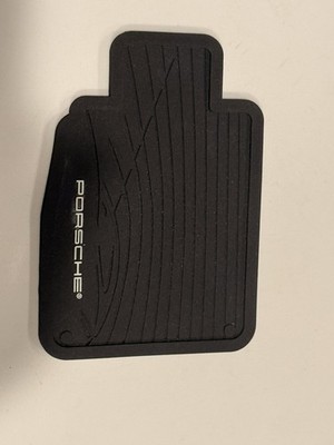 PORSCHE PERSONAL ONE DRINK RUBBER COASTER HOLDING TRAY ''FLOOR MAT'' DESIGN NEW