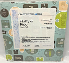 Creative Memories Fluffy Fido Stack Pack 6x6 32 Double-Side Paper  Die Cuts