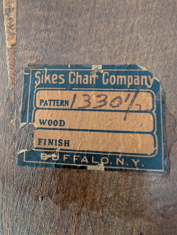 Antique 1929 H.E. Shaw Writing Desk & Chair Set – Depression-Era Wedding Gift - Image 3 of 4