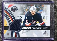 Sp Game Used 2025-26 J.T. Miller 4 Nations Face Off Team USA - #4N-MI