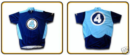 FANTASTIC FOUR BIKE SHIRT, Marvel Comics Pure Hero Dry Fit FF Jersey S, M, L, XL - Picture 3 of 4