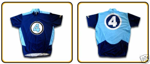 神奇四辆自行车衬衫,漫威漫画纯英雄干适合FF球衣S,M,L,XL — 第 3/4 张图片