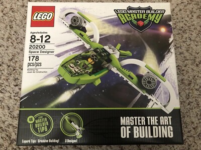 Lego 20200 Master Builder Space Designer pilot plane rocket helicraft NASA