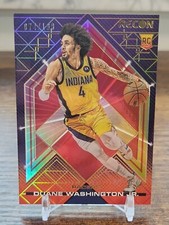 2021-22 Panini Recon Duane Washington JR Red  /199 #243 Rookie Pacers RC SSP
