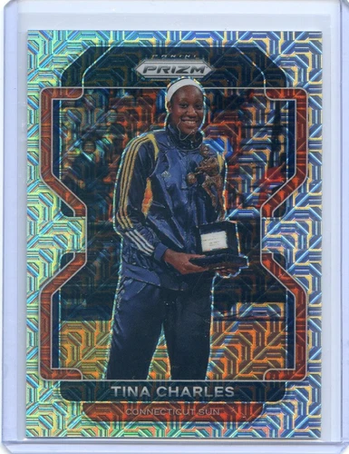 2022 Panini WNBA Prizm TINA CHARLES #200 SILVER MOJO PRIZM #1/25 SUN