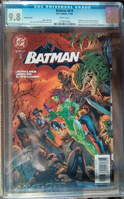 cgc 9.8 Batman #619 Jim Lee Villains Gatefold Cover