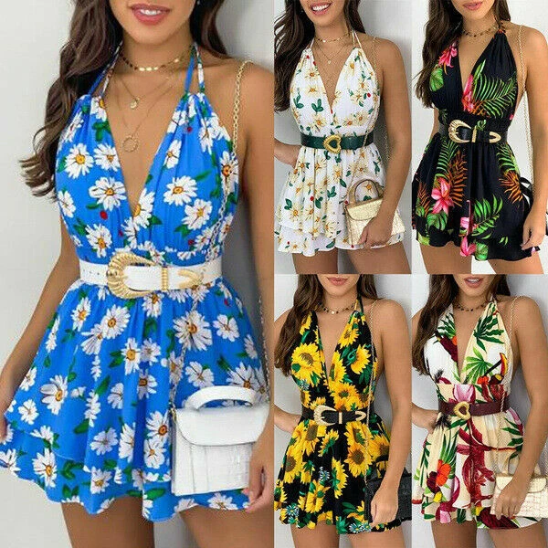 Vestidos De Fiesta Cortos Para Mujer Vestido Noche Romper Casuales