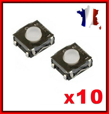 Lot De 10 Interrupteurs Compatibles Renault Clio 3, Modus, Twingo 2, Master, Trafic - Neufs