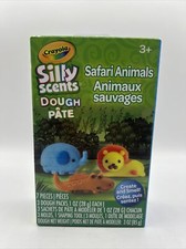 Crayola Silly Scents Dough Safari Animals 7 pc set Create and Smell 
