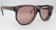 Vintage Landolfi Black Brown Oval Sunglasses Hong Kong FRAMES ONLY