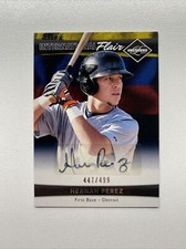 2011 Panini Limited International Flair /499 Hernan Perez 7 Auto Detroit Faded