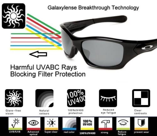 Lentes de repuesto Galaxy se ajustan al estilo Oakley... Interruptor gafas de sol rojo polarizado - Imagen 4 de 7