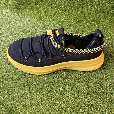 UGG Tasman Sneaker Hybrid Black Yellow 1136594 Classic Slip On Mens Sz 8 New