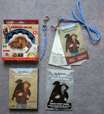 NEW Don Sullivan's Secrets To Training The Perfect Dog Kit DVD Command Collar