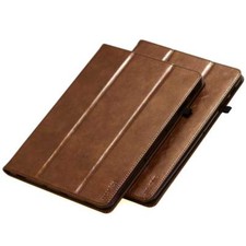 Leather Protective Samsung Galaxy Tab S4 10.5" Tablet Bag Cover Case Brown
