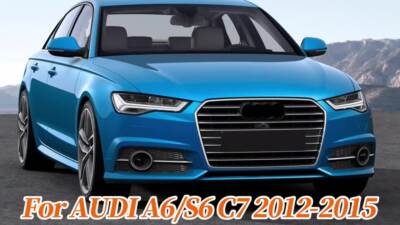S6 Front Grille for Audi A6 A6 Quattro S6 12-15 w/o Camera Premium
