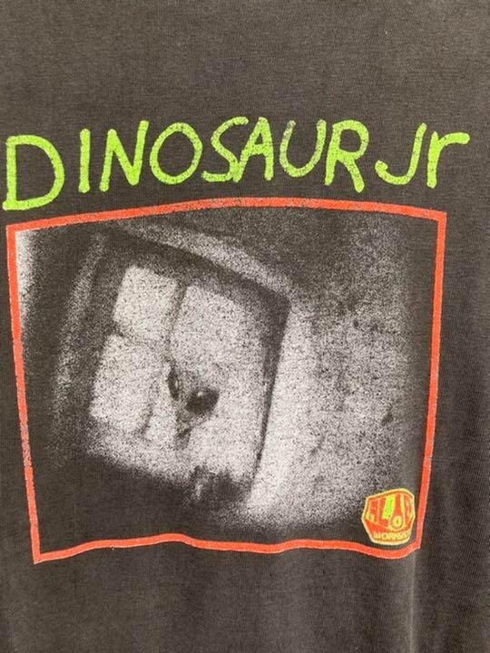 1990s Dinosaur JR Alien Workshop Band T-Shirt Mens Size XL Black 