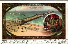 HJ Heinz Co Pickles Ocean Pier, Atlantic City, NJ Postcard JE14