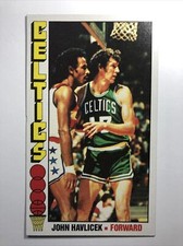 1976-77 Topps #90 John Havlicek - Boston Celtics 3 1/8" X 5 1/4" Basketball Card
