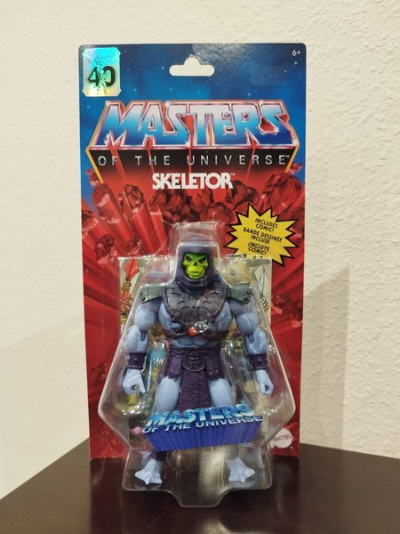 MASTERS OF THE UNIVERSE SKELETOR -40 ANIVERSARIO- MATTEL, MOTU