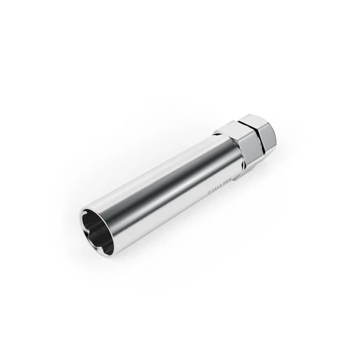 Large Chrome Socket Key Tool for 6 spline Lug Nuts | 21mm 13/16" 22mm 7/8" Hex