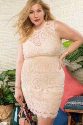 white christmas dresses Plus Size Green Crochet Lace Neckline Tiered Long Sleeve Dress 2XL main image 1