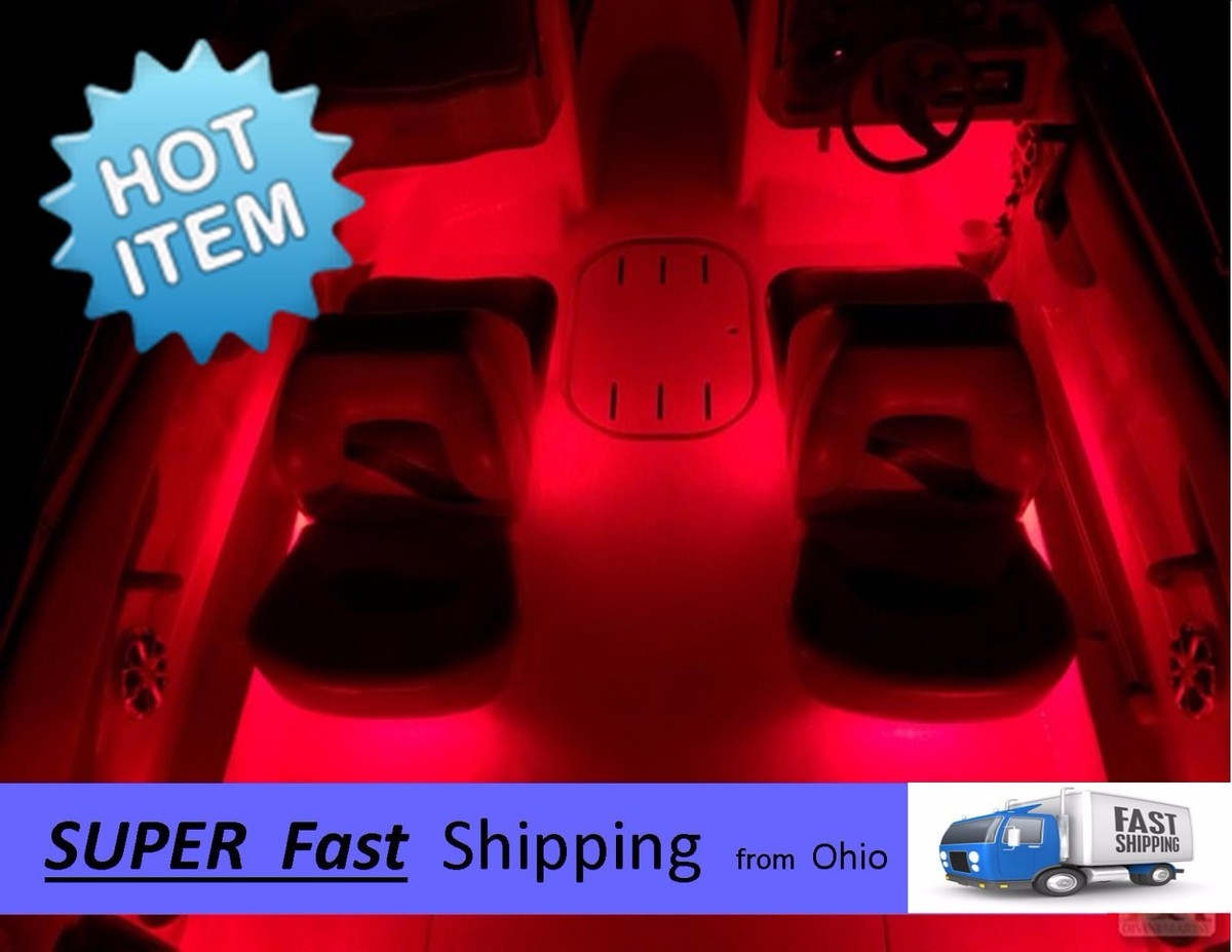 32ft. __ BIG kit __ 12v LED light kit - pontoon / fishing boat