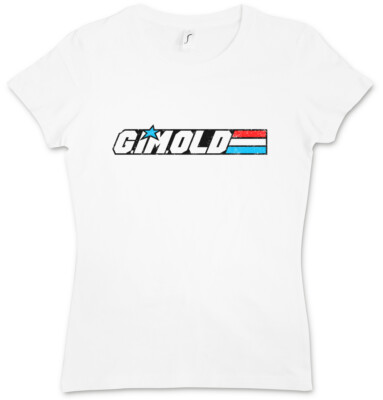 G I'M OLD II Damen T-Shirt Gi Fun Joe Gründfather Opa Gründpa Gift G.I.