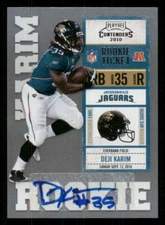 2010 Playoff Contenders #125 Deji Karim AU RC